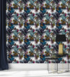 Voguish Exotic Palm Leaves Wallpaper Tasteful