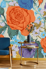 Orange Roses Wallpaper