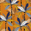 Orange Wallpaper with Palms