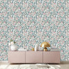 Stylish Pink Flowers Wallpaper Vogue