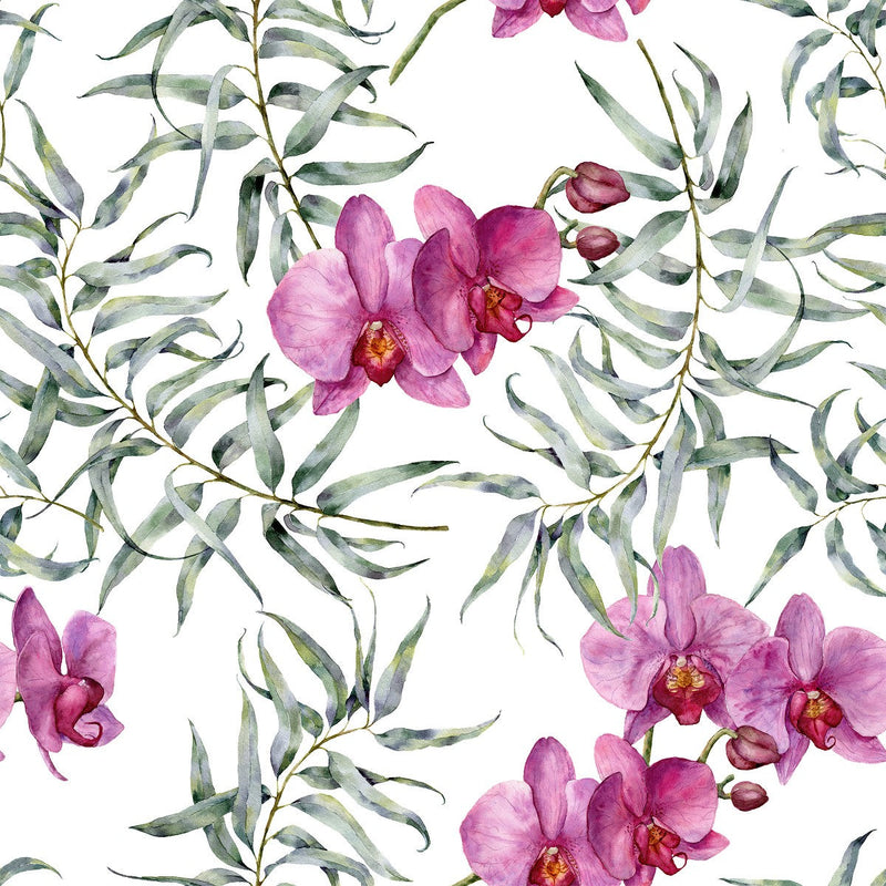 Brightly Orchid Wallpaper