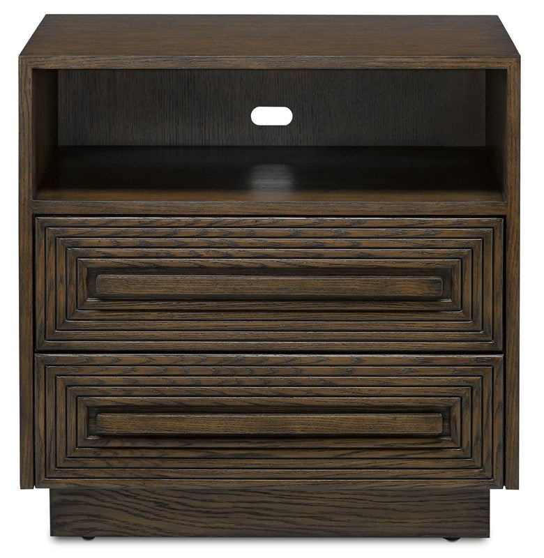 Currey and Company Morombe Cocoa Nightstand 3000-0148