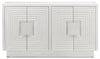Currey and Company Morombe White Cabinet 3000-0151