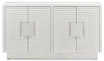 Currey and Company Morombe White Cabinet 3000-0151