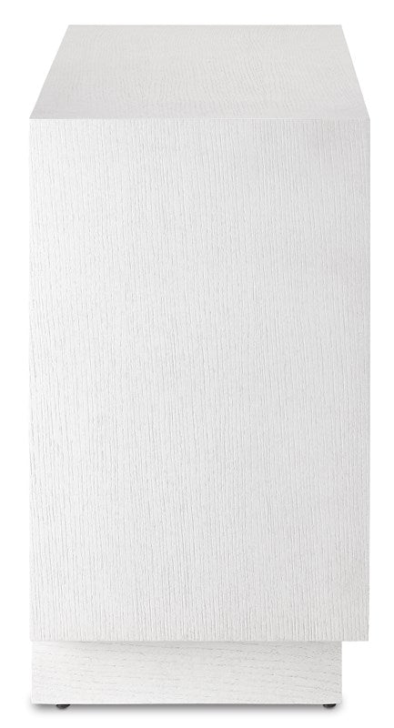 Currey and Company Morombe White Cabinet 3000-0151