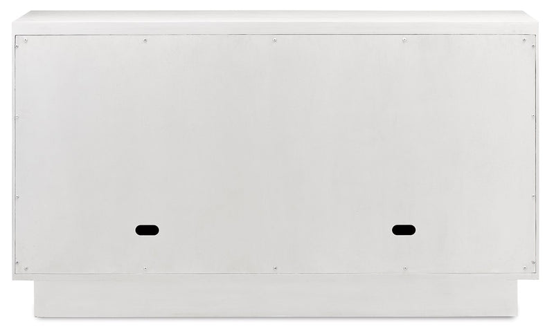 Currey and Company Morombe White Cabinet 3000-0151