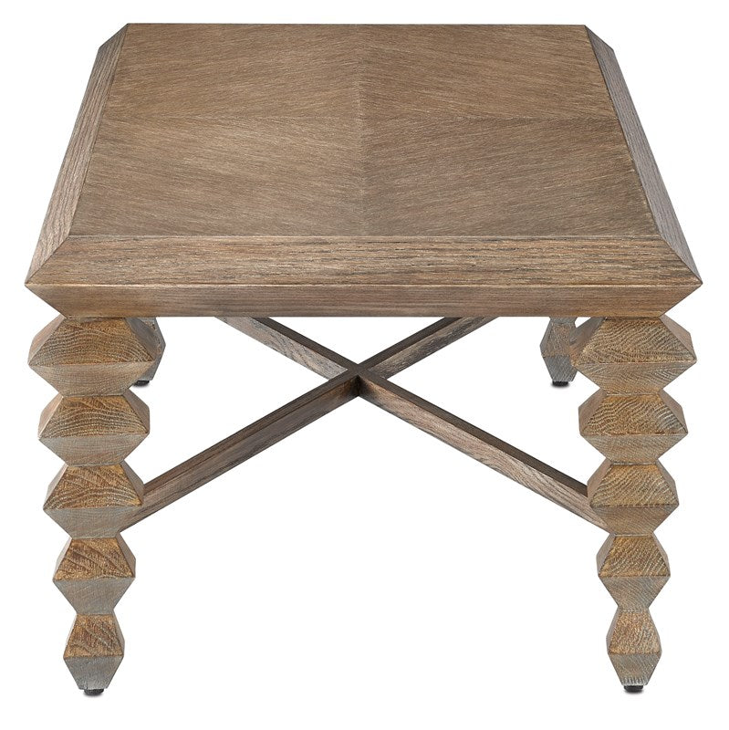Currey and Company Saranya Pepper Cocktail Table 3000-0160