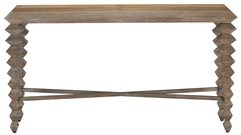 Currey and Company Saranya Pepper Console Table 3000-0161