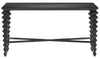 Currey and Company Saranya Black Console Table 3000-0165
