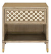 Currey and Company Bramford Wheat Nightstand 3000-0175