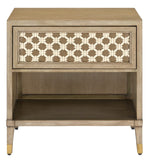 Currey and Company Bramford Wheat Nightstand 3000-0175