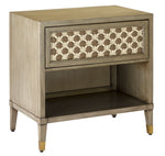 Currey and Company Bramford Wheat Nightstand 3000-0175