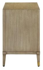 Currey and Company Bramford Wheat Nightstand 3000-0175