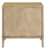 Currey and Company Bramford Wheat Nightstand 3000-0175