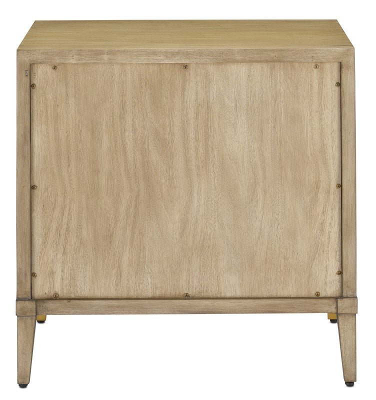 Currey and Company Bramford Wheat Nightstand 3000-0175