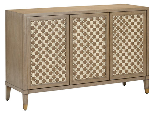 Currey and Company Bramford Wheat Cabinet 3000-0176