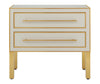 Currey and Company Arden Ivory Chest 3000-0184