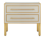 Currey and Company Arden Ivory Chest 3000-0184