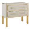 Currey and Company Arden Ivory Chest 3000-0184