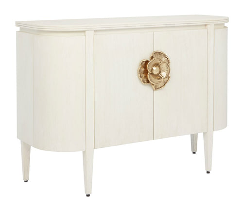 Currey and Company Briallen White Demi-Lune 3000-0201