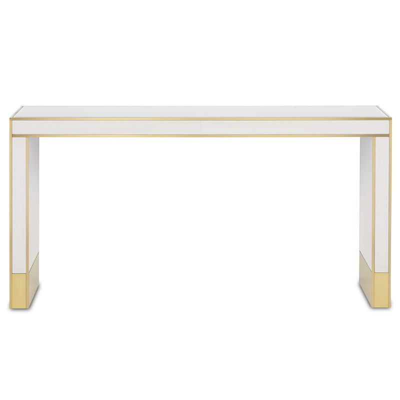 Currey and Company Arden Ivory Console Table 3000-0209