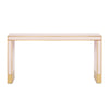 Currey and Company Arden Pink Console Table 3000-0210
