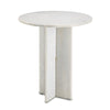 Currey and Company Harmon White Accent Table 3000-0222