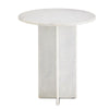 Currey and Company Harmon White Accent Table 3000-0222