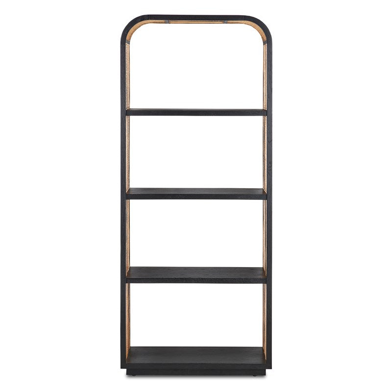 Currey and Company Anisa Black Etagere 3000-0229