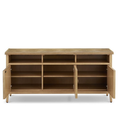 Currey and Company Santos Sea Sand Rectangular Cabinet 3000-0235