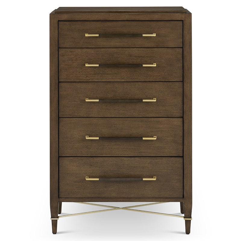 Currey and Company Verona Chanterelle Five-Drawer Chest 3000-0249