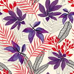 Purple and Red Leaves Wallpaper