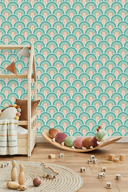 Modish Violet Flowers Wallpaper Vogue