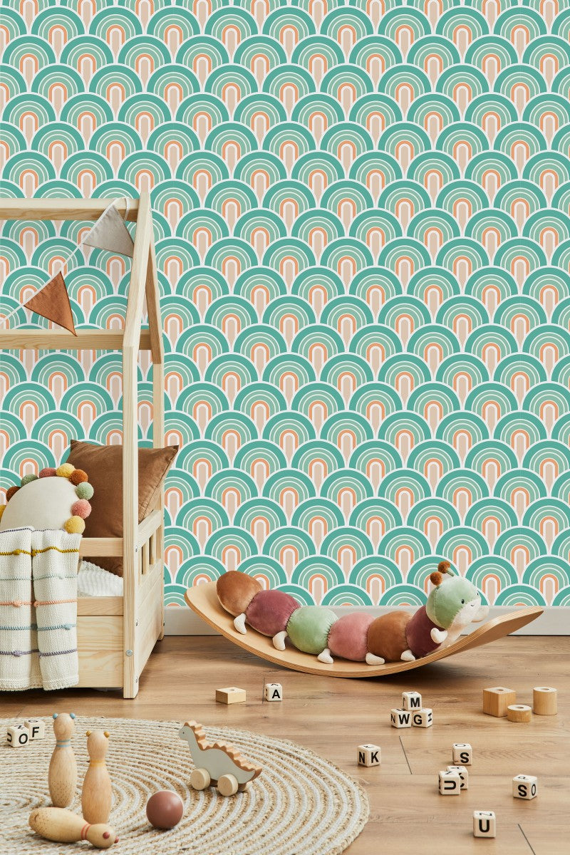 Modish Violet Flowers Wallpaper Vogue