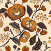 Brown Floral Wallpaper