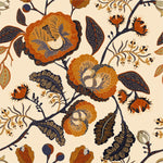 Brown Floral Wallpaper