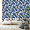 Blue Indian Design Wallpaper
