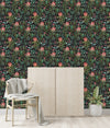 Protea and Raspberries Wallpaper