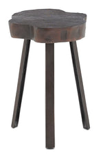 Currey and Company Mambo Graphite Accent Table 4000-0085