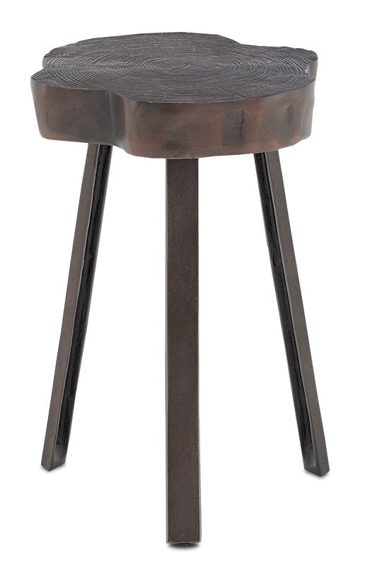 Currey and Company Mambo Graphite Accent Table 4000-0085