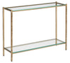 Currey and Company Logan Gold Console Table 4000-0112