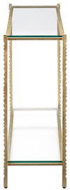 Currey and Company Logan Gold Console Table 4000-0112
