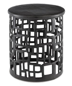 Currey and Company Wasi Black Accent Table 4000-0115