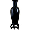 Lovecup Black Porcelain Vase 42" Tall x 17.5" Wide