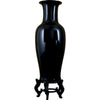 Lovecup Black Porcelain Vase with Stand L059
