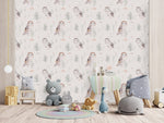 Contemporary Owls Wallpaper