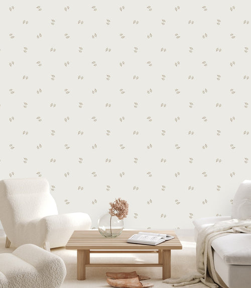 Little Leaves Pattern Wallpaper