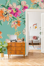 Contemporary Spring Little Flowers Wallpaper Fashionable Select