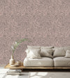 Beige Monstera Contour Leaves Wallpaper