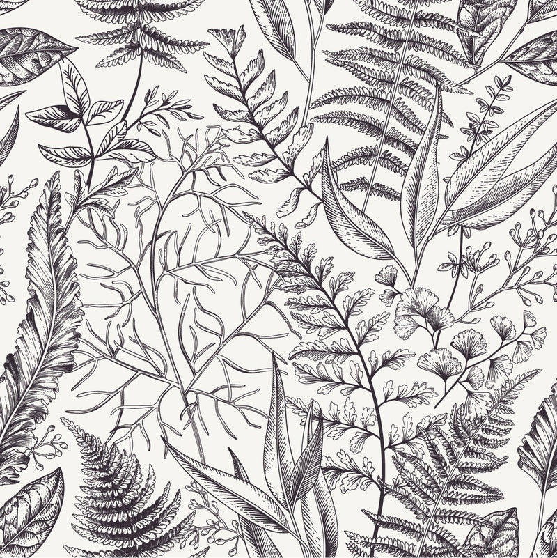 Dark Plant's Leaves Wallpaper